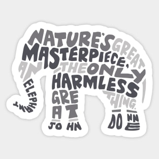 Elephant Masterpiece Sticker